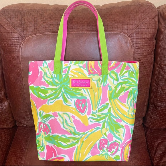Lilly Pulitzer Tropical Print Tote Bag - Picture 3 of 11